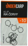 10kom - Isječak za crve UnderCarp