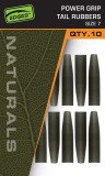 10kom - Navlake Fox Edges Naturals Power Grip Tail Rubbers Size 7