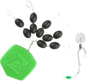 10kom - Perlice Zfish Tungsten Oval Beads