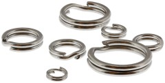 10kom - Prstenovi Westin Splitring Black Nickel