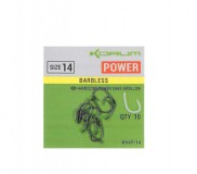 10kom - Udica Korum Xpert Power Hooks Barbless
