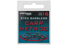 10kom - Udice bez kontra kuke Drennan Eyed Carp Method Barbless