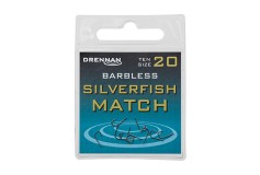 10kom - Udice bez Protihrota Drennan Silverfish Match Barbless