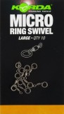 10kom - Vrtilica Korda Micro Rig Ring Swivel