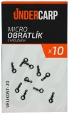 10kom - Vrtilica s prstenom UnderCarp Vel. 20