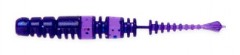 10ks - Gumena Mamac Upstream Darts 1,7" 4,3cm #510 Nova Ljubičasta