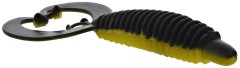 10ks - Gumená Nástraha Westin RingCraw 6cm Black/Chartreuse Garlic/Cheese