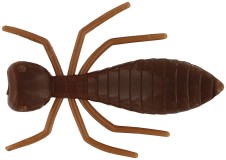 10ks - Gumená nástraha Westin Termite 3,2cm Brown Garlic/Cheese