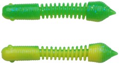 10ks - Gumová Nástraha Berkley Power Pillar 5,5cm Spring Green/Sunshine Yellow
