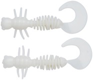 10ks - Gumová Nástraha Berkley PowerBait Power Curly 5,5cm Milky White
