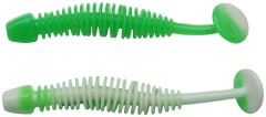 10ks - Gumová Nástraha Berkley PowerBait Power Leech 6cm Spring Green/White