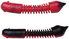 10ks - Gumová nástraha Berkley PowerBait Power Pillar Salmon Egg Red/Black 5,5cm