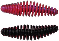 10ks - Gumová Nástraha Berkley PowerBait Power Pupa 4.5cm Salmon Egg Red/Black