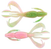 10ks - Gumová Nástraha Keitech Crazy Flapper 2,4" 6,2cm 2,1gr Electric Chicken(BA-Edition)