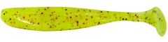 10ks - Gumová Nástraha Keitech Easy Shiner 3" 7,6cm 2,2gr Chartreuse Red Flake