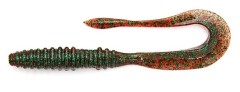 10ks - Gumová Nástraha Keitech Mad Wag Mini 3,5" 8,9cm 1,8gr Plum Green FLK