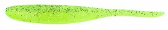 10ks - Gumová Nástraha Keitech Shad Impact 3" 7,6cm 2,2gr Lightning Chartreuse