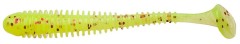10ks - Gumová Nástraha Keitech Swing Impact 2,5" 6,3cm 1,3gr Chartreuse Red Flake