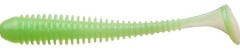 10ks - Gumová Nástraha Keitech Swing Impact 2,5" 6,3cm 1,3gr Lime Chartreuse Glow
