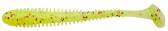 10ks - Gumová Nástraha Keitech Swing Impact 3" 7,6cm 2gr Chartreuse Red Flake