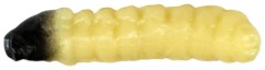 10ks - Gumová nástraha Revol Baits Caddis Larva 40mm Sýr-Česnek Natural