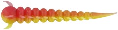 10ks - Gumová nástraha Westin Greedy Worm 5,5cm Chartreuse/Pink Banana