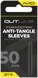 10ks - Gumový Prevlek Avid Carp Outline Tungsten Anti-Tangle Sleeve 50mm
