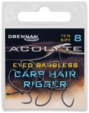 10ks - Háček Drennan Acolyte Carp Hair Rigger Barbless