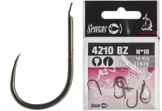 10ks - Háček Sensas Crazy Bait 4210 Barbless Velikost 20