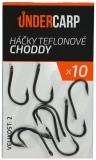 10ks - Háček UnderCarp Teflonové CHODDY Velikost 2