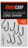 10ks - Háček UnderCarp Teflonový LONG SHANK Velikost 10
