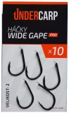 10ks - Háček UnderCarp Wide Gape PRO Velikost 4