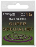 10ks Háčik Drennan Super Specialist Barbless Veľkosť 6