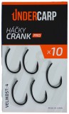 10ks - Háčik UnderCarp Crank PRO Veľkosť 4