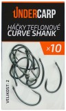 10ks - Háčik UnderCarp Teflonové CURVE SHANK Veľkosť 2