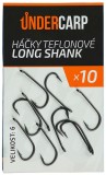 10ks - Háčik UnderCarp Teflónový LONG SHANK Veľkosť 6