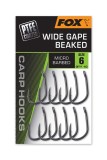 10ks - Háčiky Fox Wide Gape Beaked Veľkosť 6