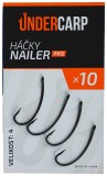 10ks - Háčiky UnderCarp Nailer PRO Veľkosť 4