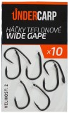 10ks - Háčiky UnderCarp Teflonové WIDE GAPE Veľkosť 2