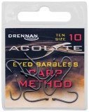10ks - Háčky Drennan Acolyte Carp Method Barbless Velikost 10