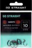 10ks - Háčky Go Straight Bandits Microbarbed Velikost 10