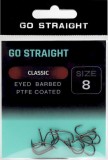 10ks - Háčky Go Straight Classic Barbed Velikost 8