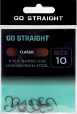 10ks - Háčky Go Straight Classic Barbless Velikost 10