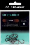 10ks - Háčky Go Straight Classic Barbless Velikost 6