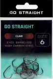 10ks - Háčky Go Straight Claw Barbless Velikost 6