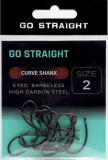10ks - Háčky Go Straight Curve Shanx Barbless Velikost 2