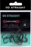 10ks - Háčky Go Straight Curve Shanx Barbless Velikost 4