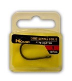10ks - Háčky K-Karp Teflon Continental Boilies