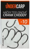 10ks - Háčky teflonové UnderCarp CRANK CHODDY Velikost 4