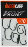 10ks - Háčky UnderCarp Wide Gape X Velikost 2